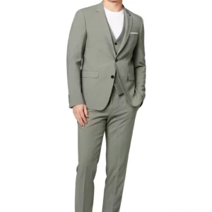 Costume Extra-Slim-Fit avec stretch performant vert sauge NICK-NOAH