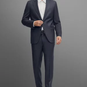 Costume Modern-Fit en fine laine vierge italienne