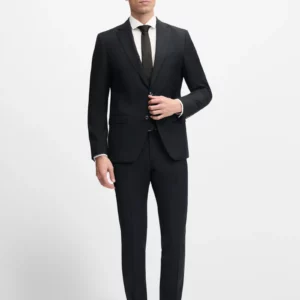 Costume slim en laine vierge avec stretch confortable Alesso-AMFApollo