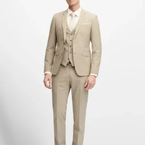 Costume slim fit ROD-FRANCO sable