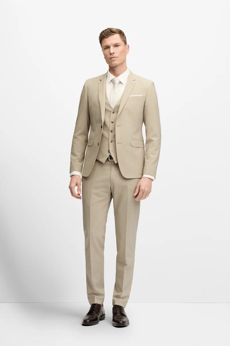 Costume slim fit ROD-FRANCO sable