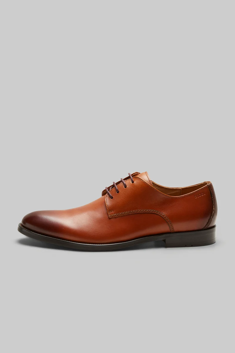 Derby SEBASTIAN cognac élégant à lacets au design classique