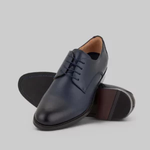 Derby à lacets élégant SEBASTIAN marine au design classique