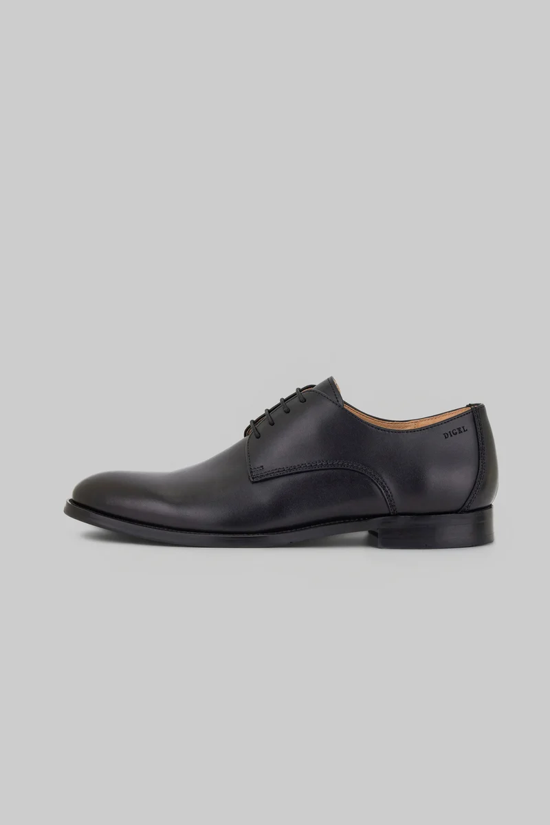 Derby élégant SEBASTIAN noir à lacets au design classique
