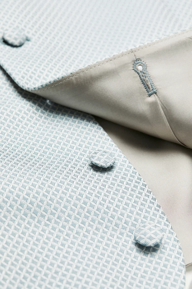 Gilet Modern Fit avec motif jacquard festif – Image 2