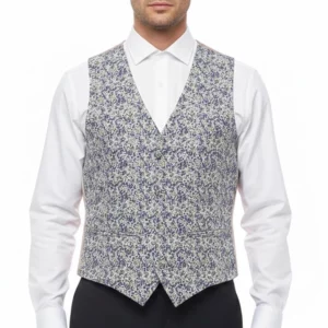Gilet Mug Liberty Fleuri, dos rose