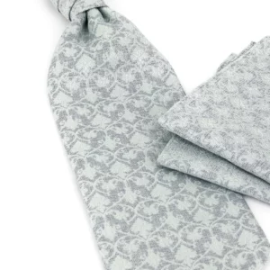 Plastron avec motif jacquard cérémonie mariage LOY