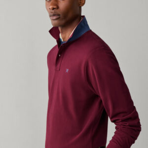 polo HACKETT coupe slim à manches longues avec logo 06X9