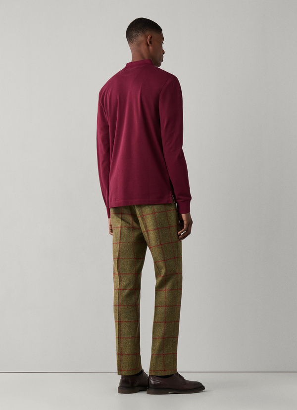 polo HACKETT coupe slim à manches longues avec logo 06X9 – Image 4