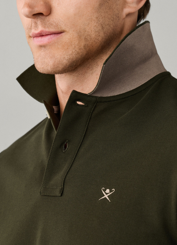 polo coupe slim à manches longues avec logo 06XC – Image 2