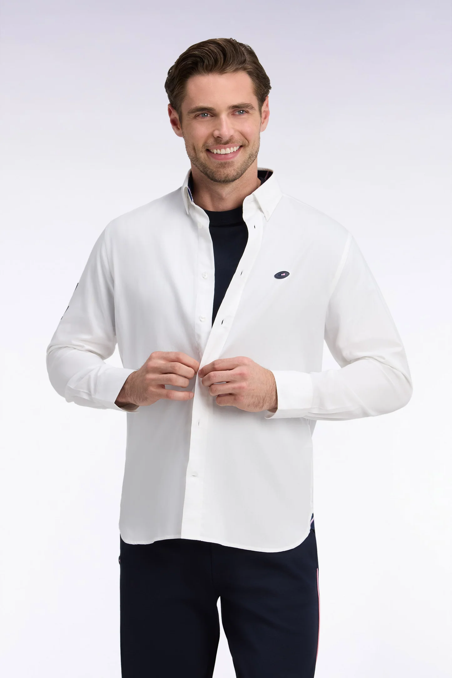 Chemise EDEN PARK XV de France en coton blanc patch dos 06RQ