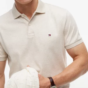 Polo TH en maille interlock en coton fluide 06UN