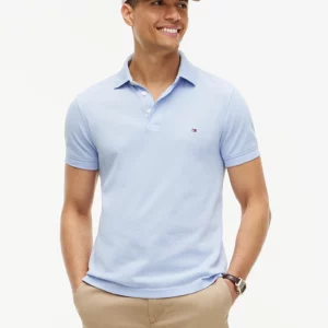 Polo slim 1985 TH en piqué 06TH