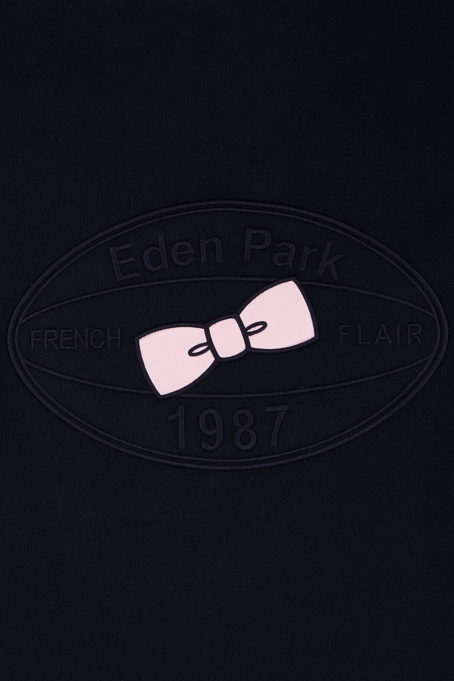T-shirt EDEN PARK manches courtes marine à manches vert olive 06V4 – Image 2