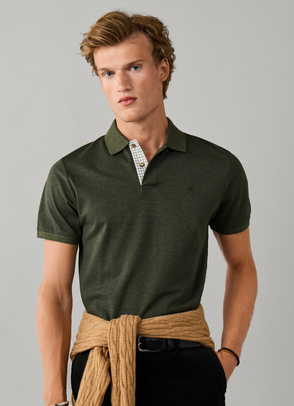 polo coupe regular HACKETT à manches courtes mercerisé 06XE